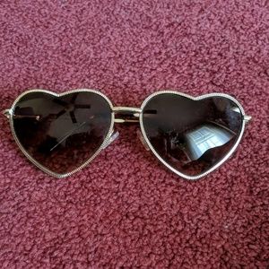 Heart shaped sunglasses